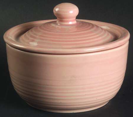 Reflections Peach Sugar Bowl & Lid