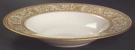 Renaissance Gold Rim Soup Bowl