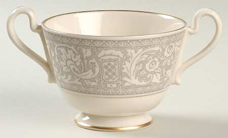 Renaissance Grey Sugar Bowl No Lid