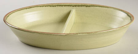 Saraband 11" Oval Divided Vegetable Bowl by Franciscan