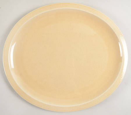 Sea Sculptures Sand 15" Oval Serving Platter