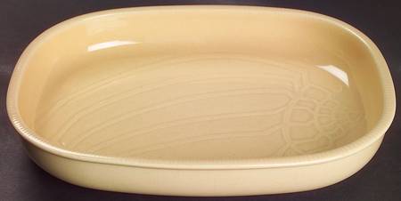 Sea Sculptures Sand 11" Rectangular Baker