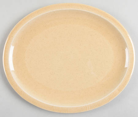 Sea Sculptures Sand 12" Oval Serving Platter