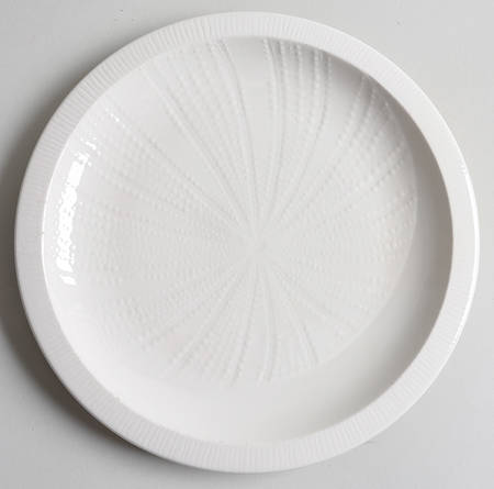 Sea Sculptures White Luncheon Plate