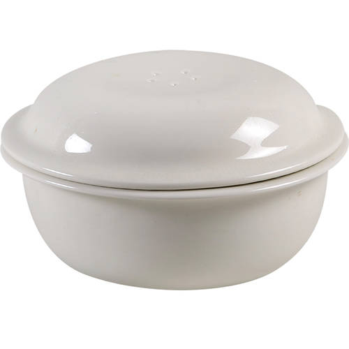 Sea Sculptures White Individual Casserole & Lid