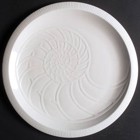 Sea Sculptures White Dinner Plate