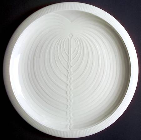 Sea Sculptures White Luncheon Plate