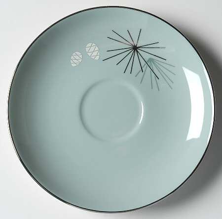 Silver Pine Saucer for Flat Cup