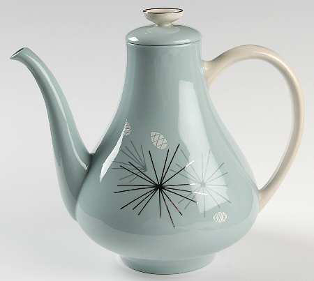 Silver Pine Coffee Pot & Lid