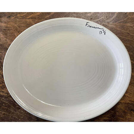 Snow Crest 13" Oval Serving Platter