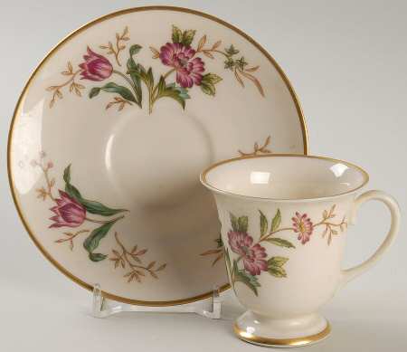 Sonora Footed Demitasse Cup & Saucer Set