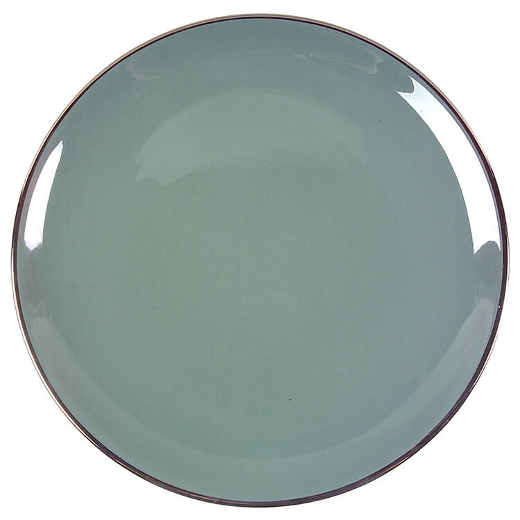 Spruce (Platinum Trim) 13" Chop Plate (Round Platter)