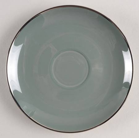 Spruce (Platinum Trim) Saucer