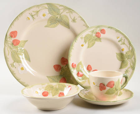 Strawberry Fair 5 Piece Place Setting