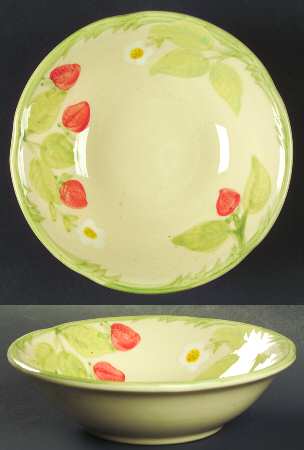 Strawberry Fair Coupe Cereal Bowl