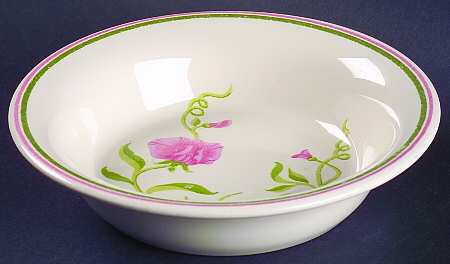 Sweet Pea (Greenhouse) Soup/Cereal Bowl by Franciscan