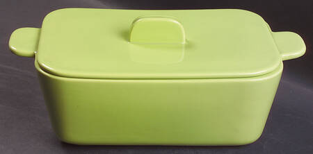 Tiempo Lime Green (Sprout) Rectangular Covered Vegetable