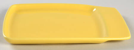 Tiempo Yellow (Mustard) Toast Plate by Franciscan