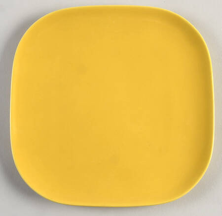 Tiempo Yellow (Mustard) Salad Plate by Franciscan