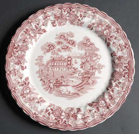 Tonquin Pink 12" Chop Plate (Round Platter)