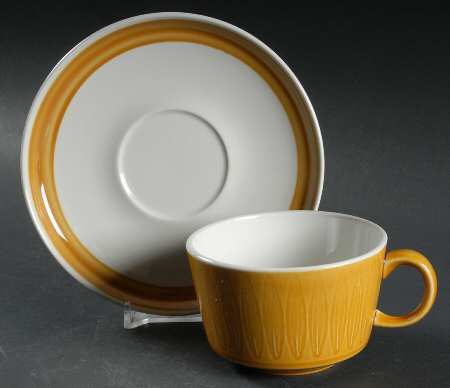 Topaz Flat Cup & Saucer Set