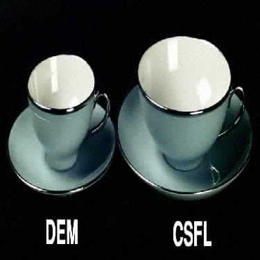 Twilight Flat Demitasse Cup & Saucer Set