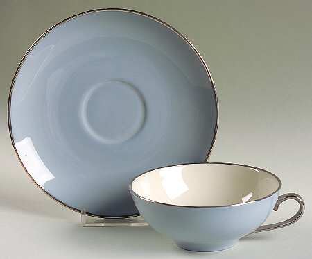 Twilight Flat Cup & Saucer Set by Franciscan