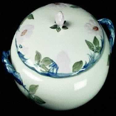 Twilight Rose Round Covered Vegetable