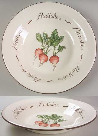 Vegetable Medley 10" Individual Pasta Bowl