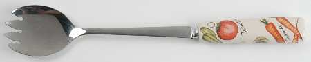 Vegetable Medley Salad Serving Fork with Stainless Prongs