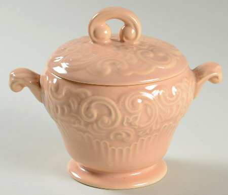Victoria Pink Sugar Bowl & Lid