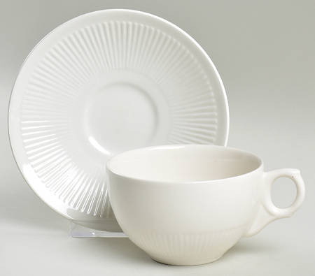 Viking Flat Cup & Saucer Set