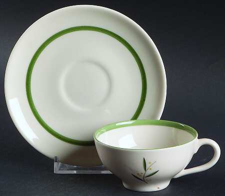 Westwood Flat Demitasse Cup & Saucer Set