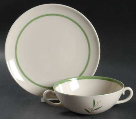 Westwood Flat Cream Soup Bowl & Saucer Set