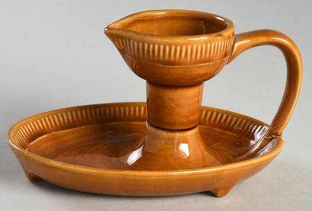 Wheat Golden Brown (Harvest) Single Light Candlestick