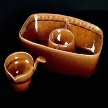 Wheat Golden Brown (Harvest) (2 Piece) Chip & Dip Set