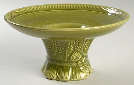 Wheat Green (Winter Green) Round Compote (Height X Width)