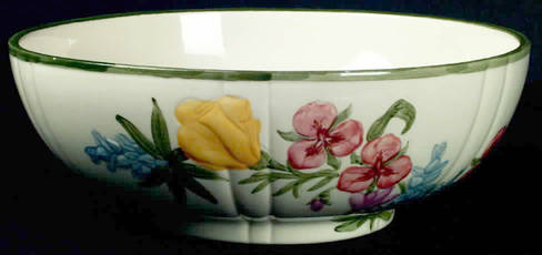 Wildflower 10" Large Salad Serving Bowl