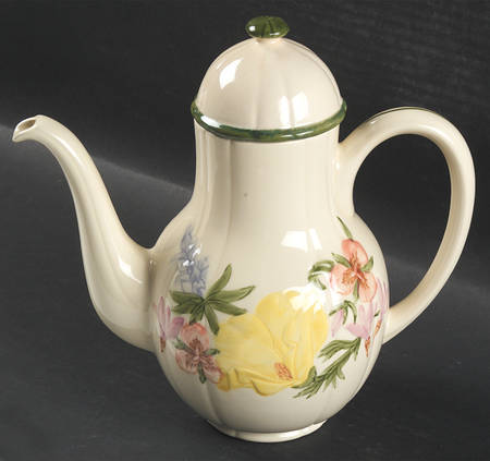 Wildflower Coffee Pot & Lid