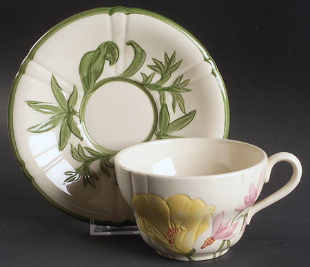 Wildflower Oversized Cup & Saucer Set