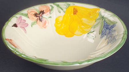 Wildflower Coupe Cereal Bowl