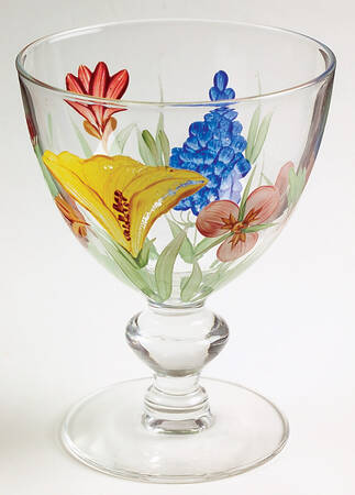 Wildflower Imperial Glassware Goblet