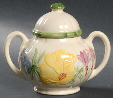 Wildflower Sugar Bowl & Lid