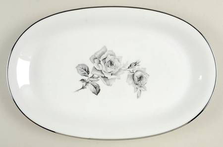 Royal Rose 12" Oval Serving Platter