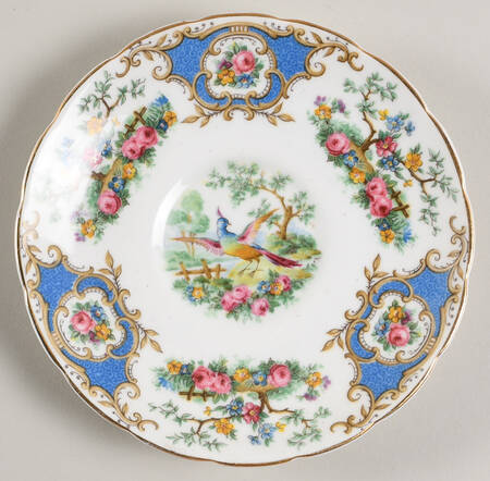 Broadway Medium Blue Saucer for Footed Cup