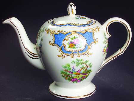 Broadway Medium Blue Mini Teapot & Lid