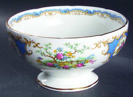 Broadway Medium Blue Open Sugar Bowl