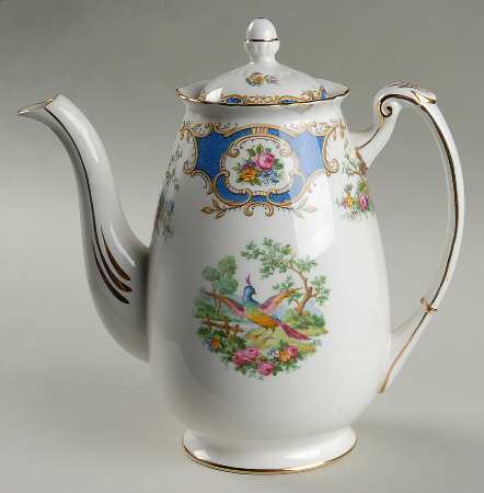 Broadway Medium Blue Mini Coffee Pot & Lid