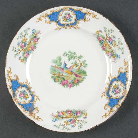Broadway Medium Blue Salad Plate