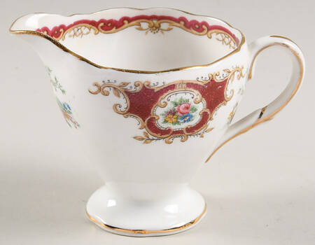 Broadway Maroon Mini Creamer